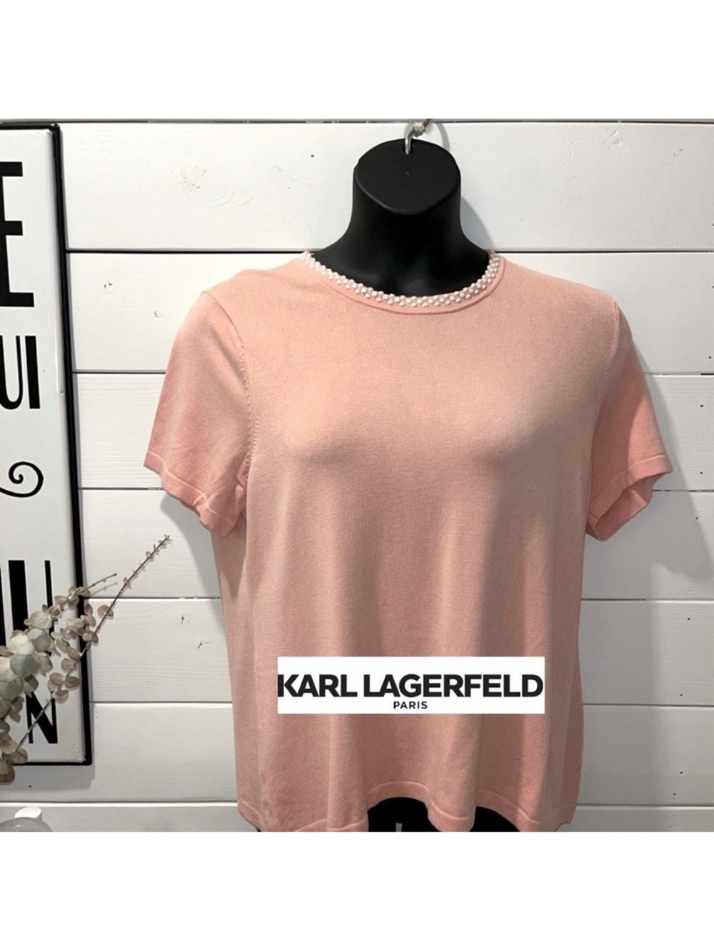 ☀️Short sleeve sweater
Karl Lagerfeld size XL
